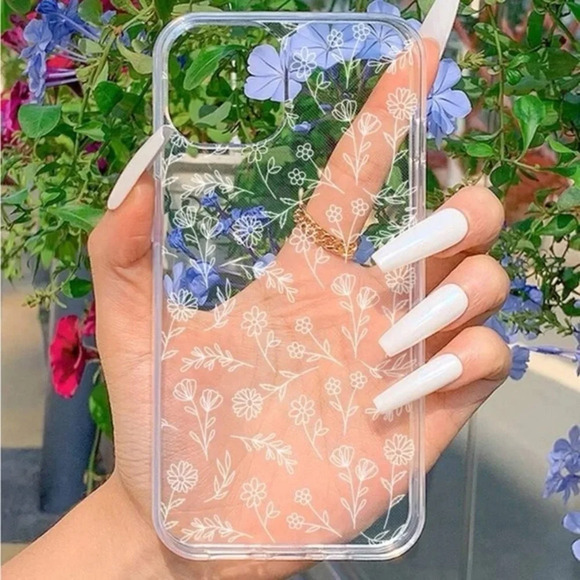 ⚠️Clearance🫧iPhone 12/Pro/Pro Max Floral Pattern Phone Case - Picture 2 of 3